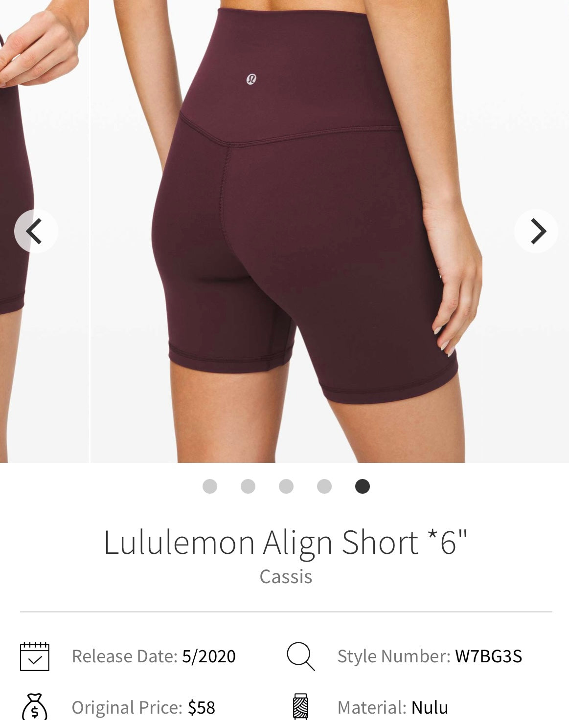 Lululemon Align Short